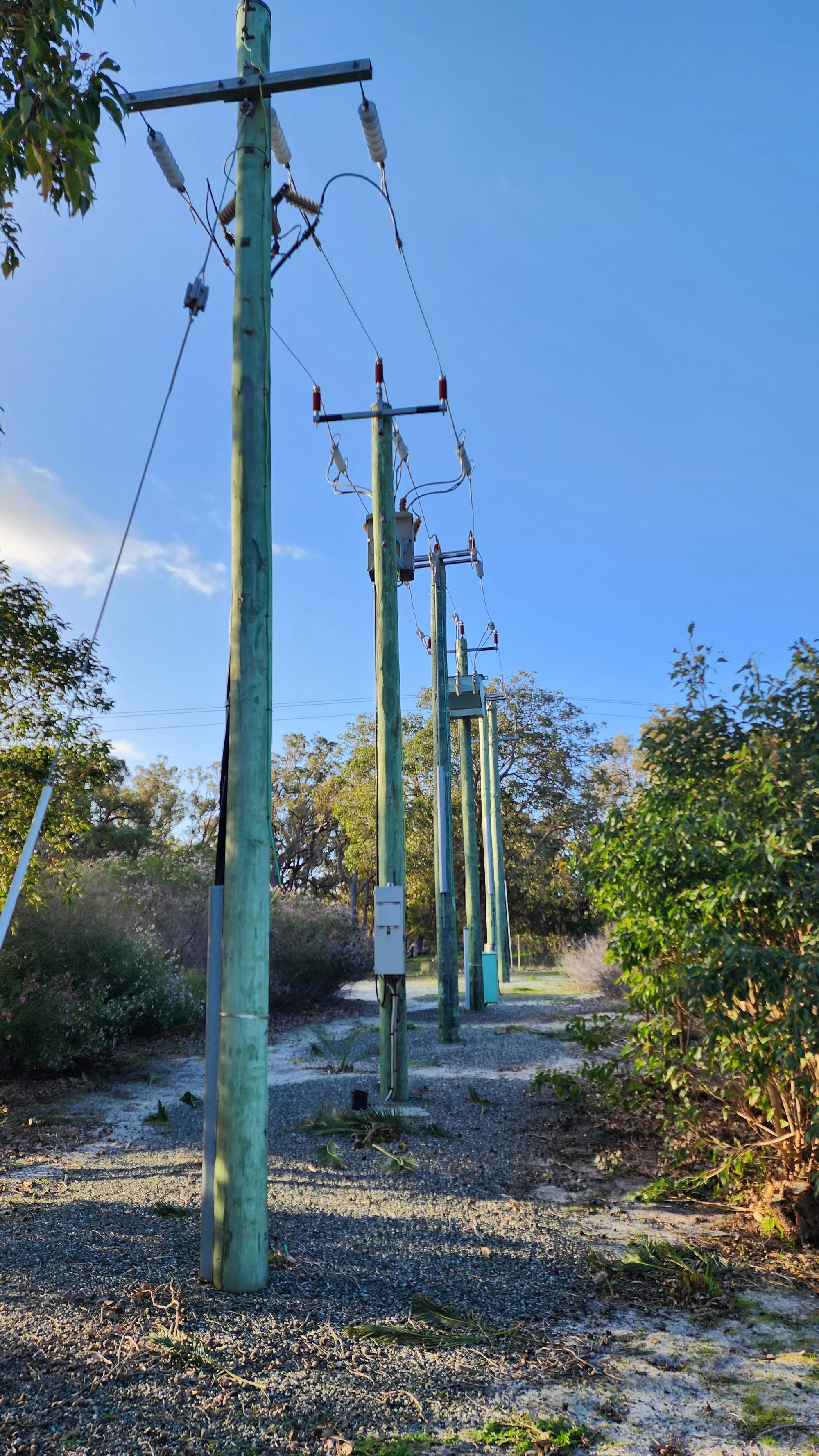 On-site 22 kV network connection