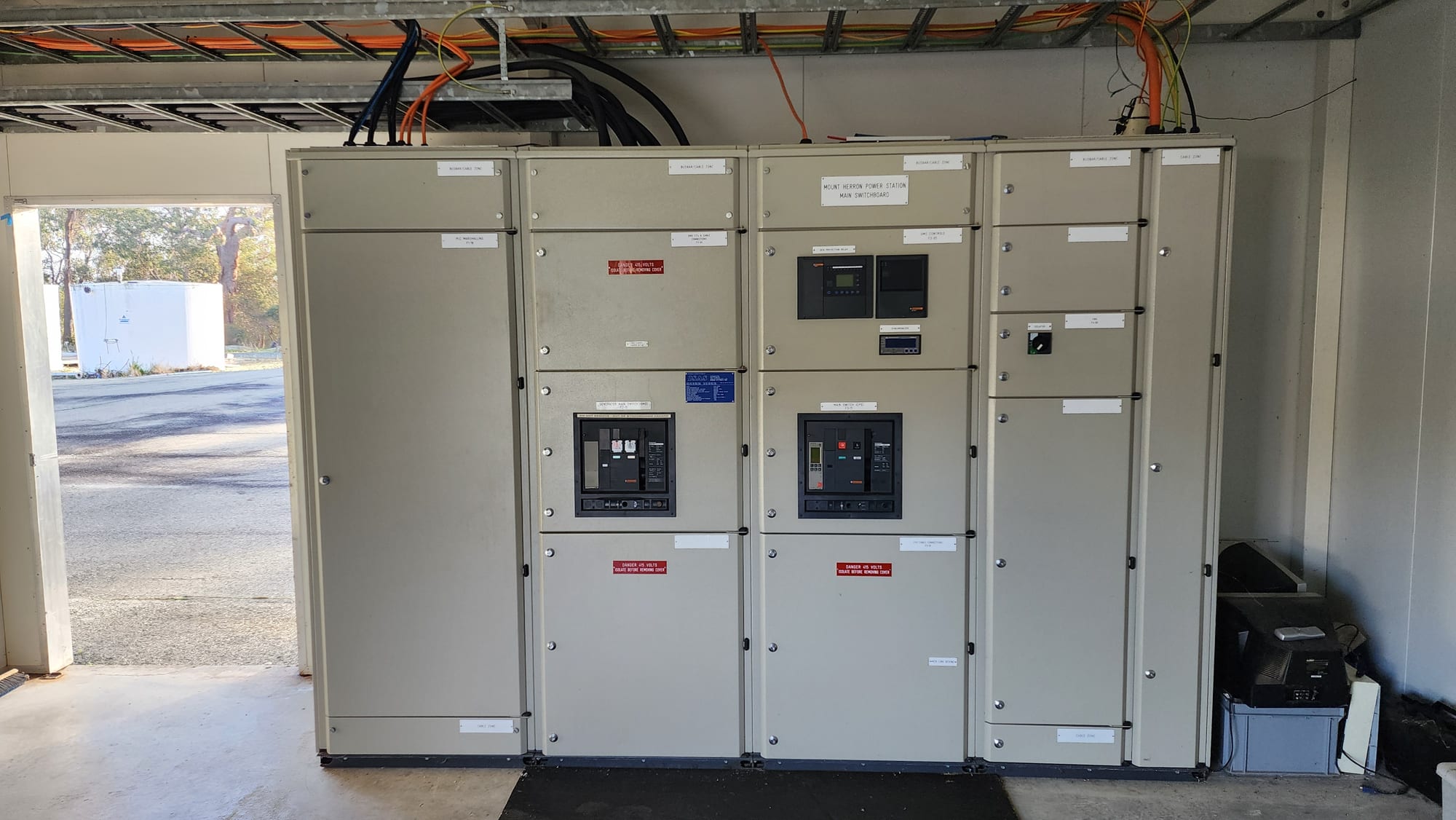 Mount Herron Power Station main switchboard